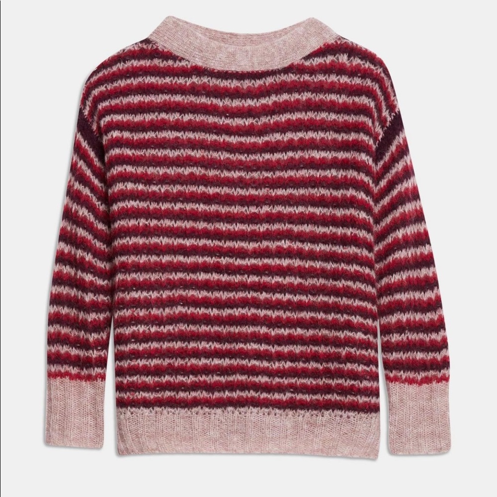Theory Alpaca Stripe Pullover